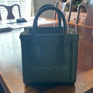 Mini Valentino leather Quilted stitching on front never used supple leather